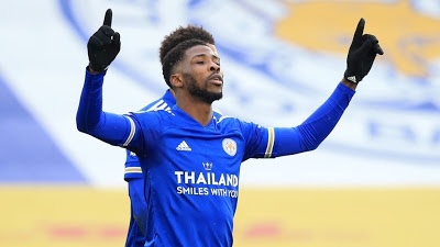Super Eagles forward, Kelechi Iheanacho wins Premier League player of the month ahead of Kane, Mahrez