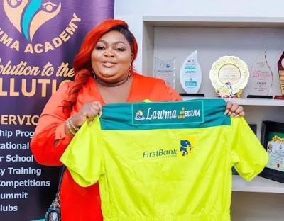 Nollywood actress , Eniola Badmus becomes LAWMA Ambassador