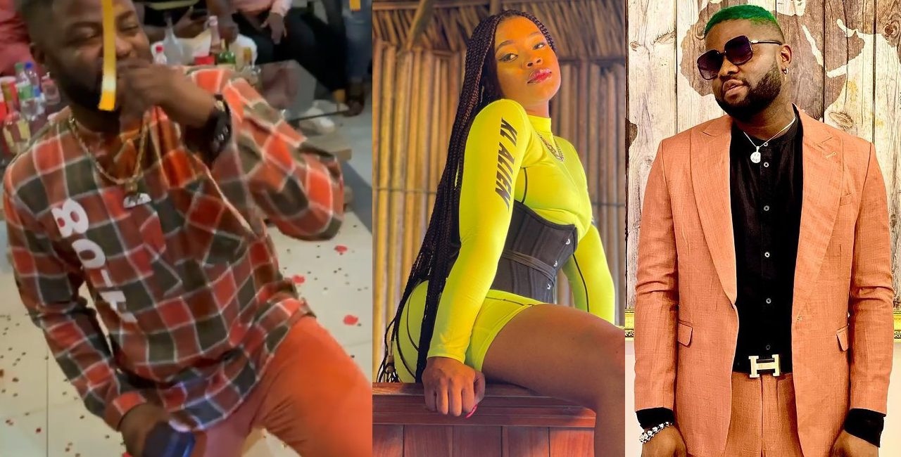 Singer Skales marries his model fiancée, Hasanity