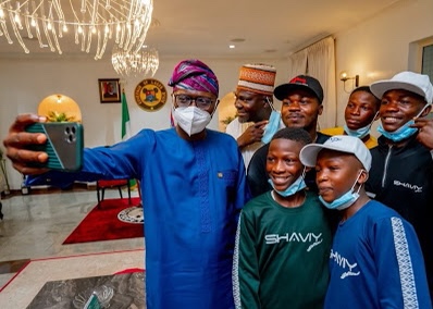 We are proud of you – Sanwo-Olu hosts Ikorodu Bois