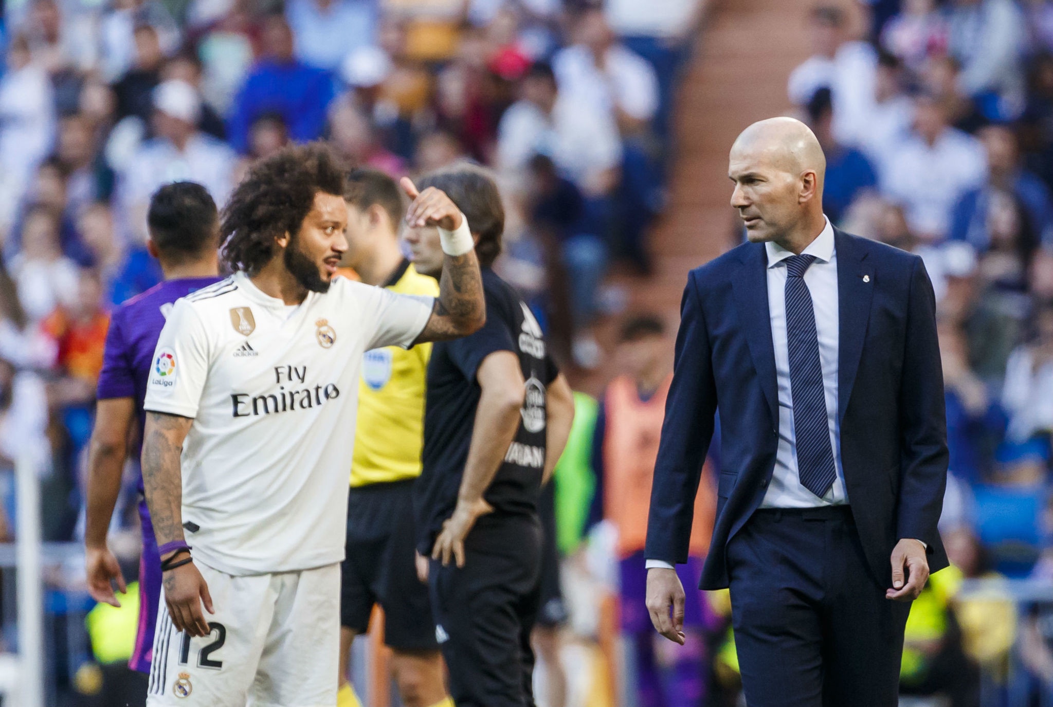 Marcelo is axed from the Real Madrid squad ‘after a bust-up with boss Zinedine Zidane