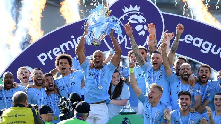 Man. City lift EPL trophy in style by demolishing Everton