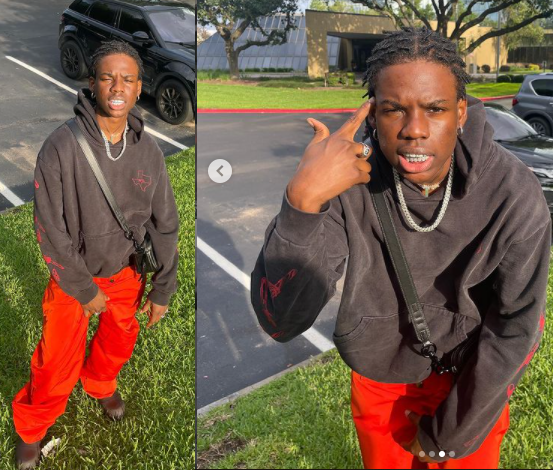 Singer Rema shows off his “N11M” diamond grills (photos)