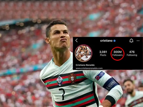 Ronaldo becomes first person to reach 300 million followers on Instagram