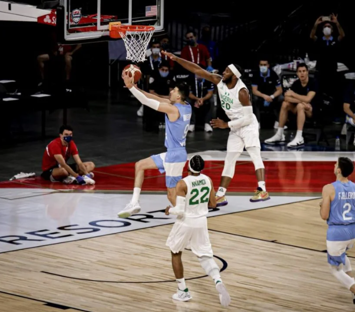 Nigeria basketball team beat Argentina after beating USA