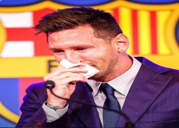 I wanted to stay’, tearful Messi says goodbye to Barcelona