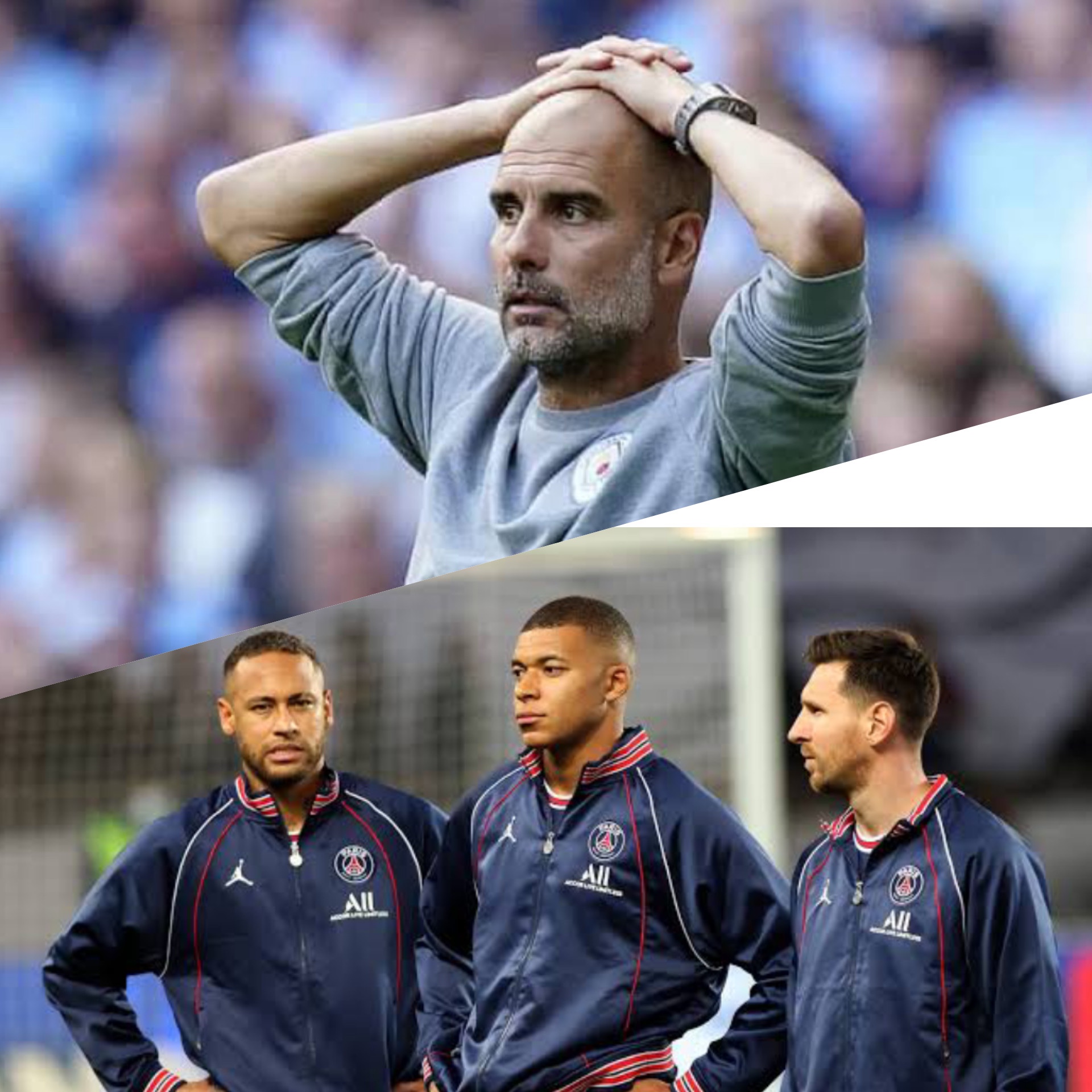 PSG vs Man City: I don’t know how to stop Messi, Neymar, Mbappe – Pep Guardiola