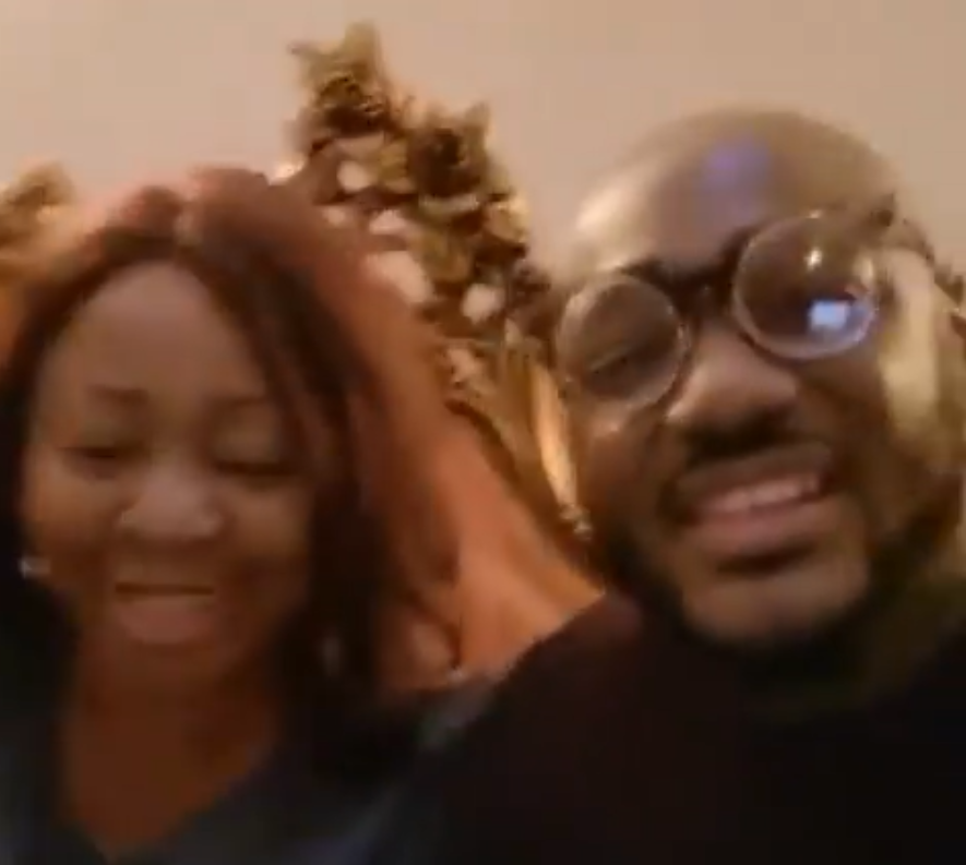 May God let peace and love reign in this family – Senator Ita Giwa writes after spending the night with Tuface and Annie Idibia (video)