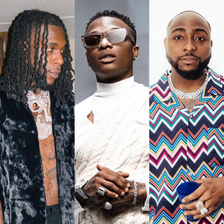 Burna Boy, Wizkid, Davido Nominated Alongside 7 Others for the 2021 MOBO Awards