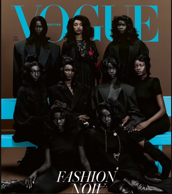 British Vogue debuts February issue featuring nine black models