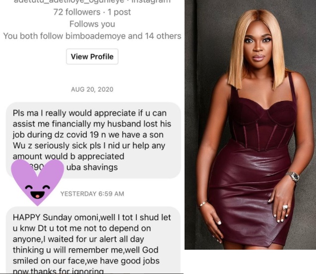 Nobody but my kids entitled to my money, Omoni Oboli tells fan