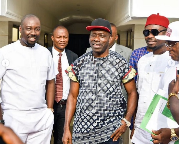 You Are The Next Governor – Davido Tells Obi Cubana As He Visits Soludo