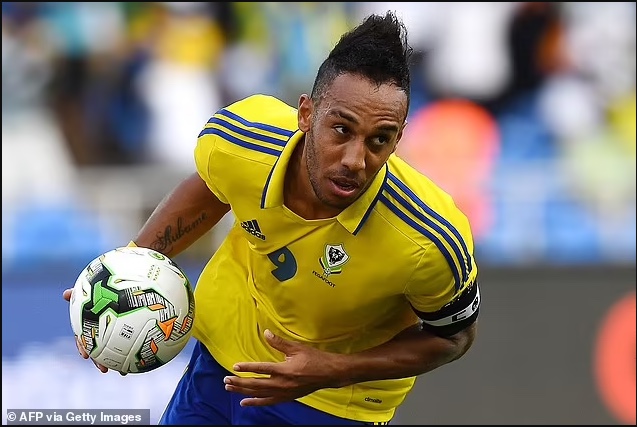 Barcelona striker, Pierre-Emerick Aubameyang retires from international football as Gabon’s all-time leading scorer
