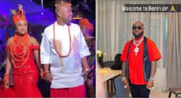 Davido Arrives Benin For Aide Israel DMW’s Wedding