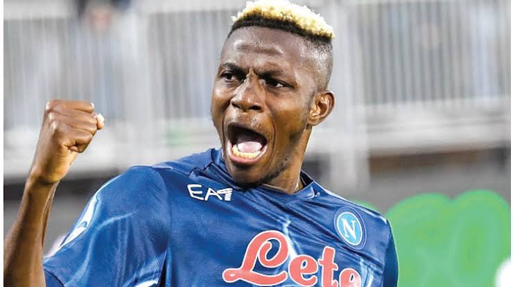 Nigerian footballer & Napoli striker, Victor Osimhen rated fourth best striker in Europe