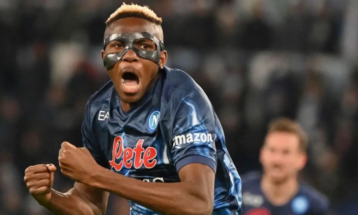 Footballer , Osimhen Scoops Goal Of The Month Award