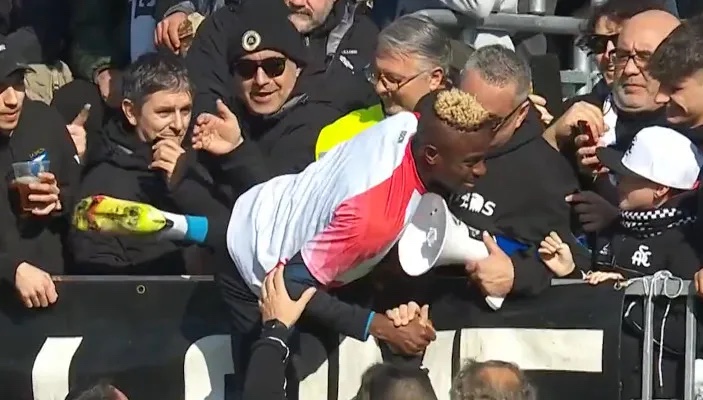 Osimhen Apologises For Hitting Girl