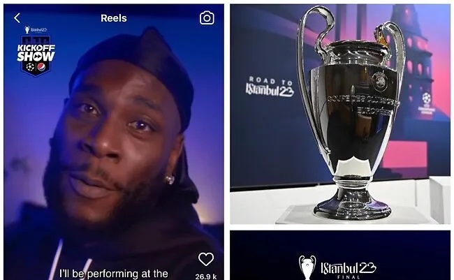 Burna Boy To Perform At UEFA Champions League Final