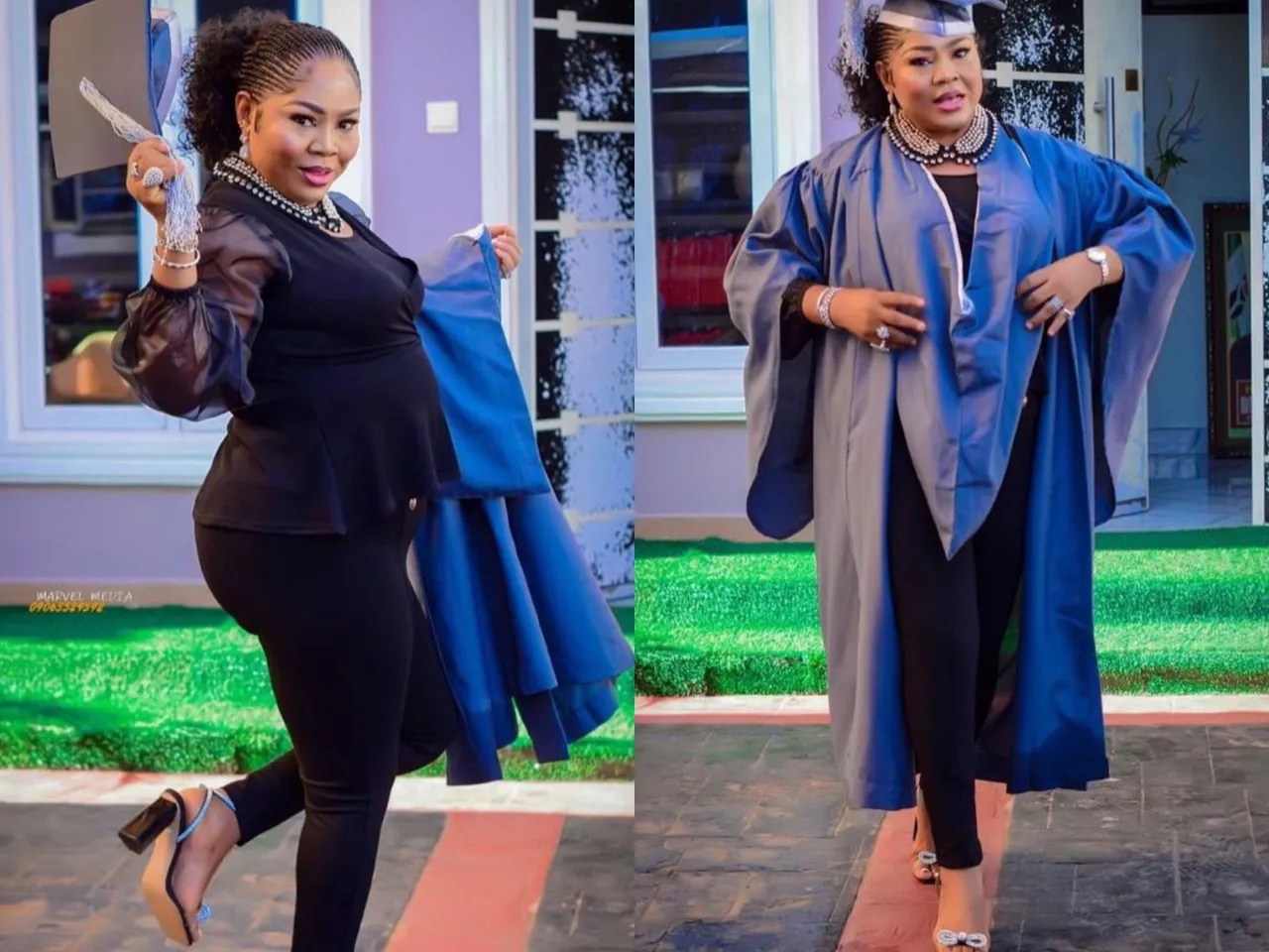 Regina Daniels’ Mother Bags Law Degree