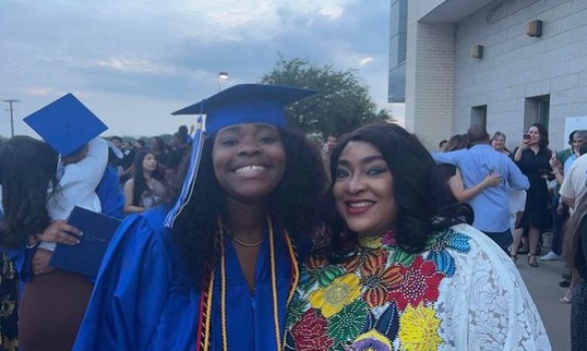Actress, Foluke Daramola excited as daughter graduates in US