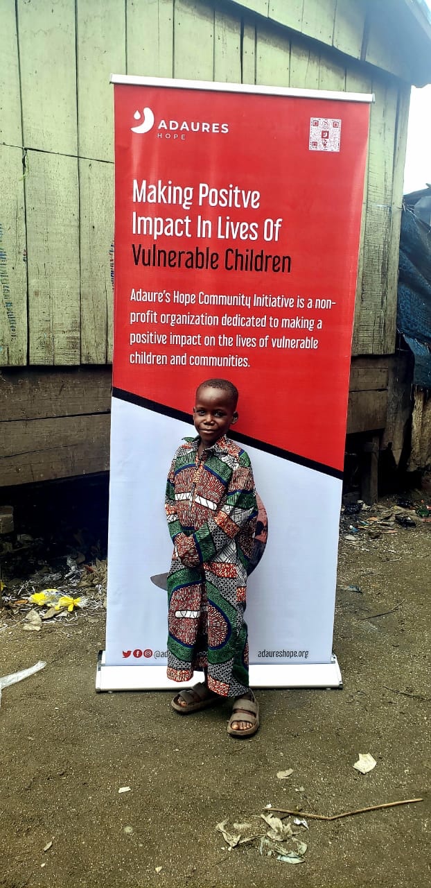 Adaure’s Hope Community Initiative reaches out to a school in Makoko community , Lagos