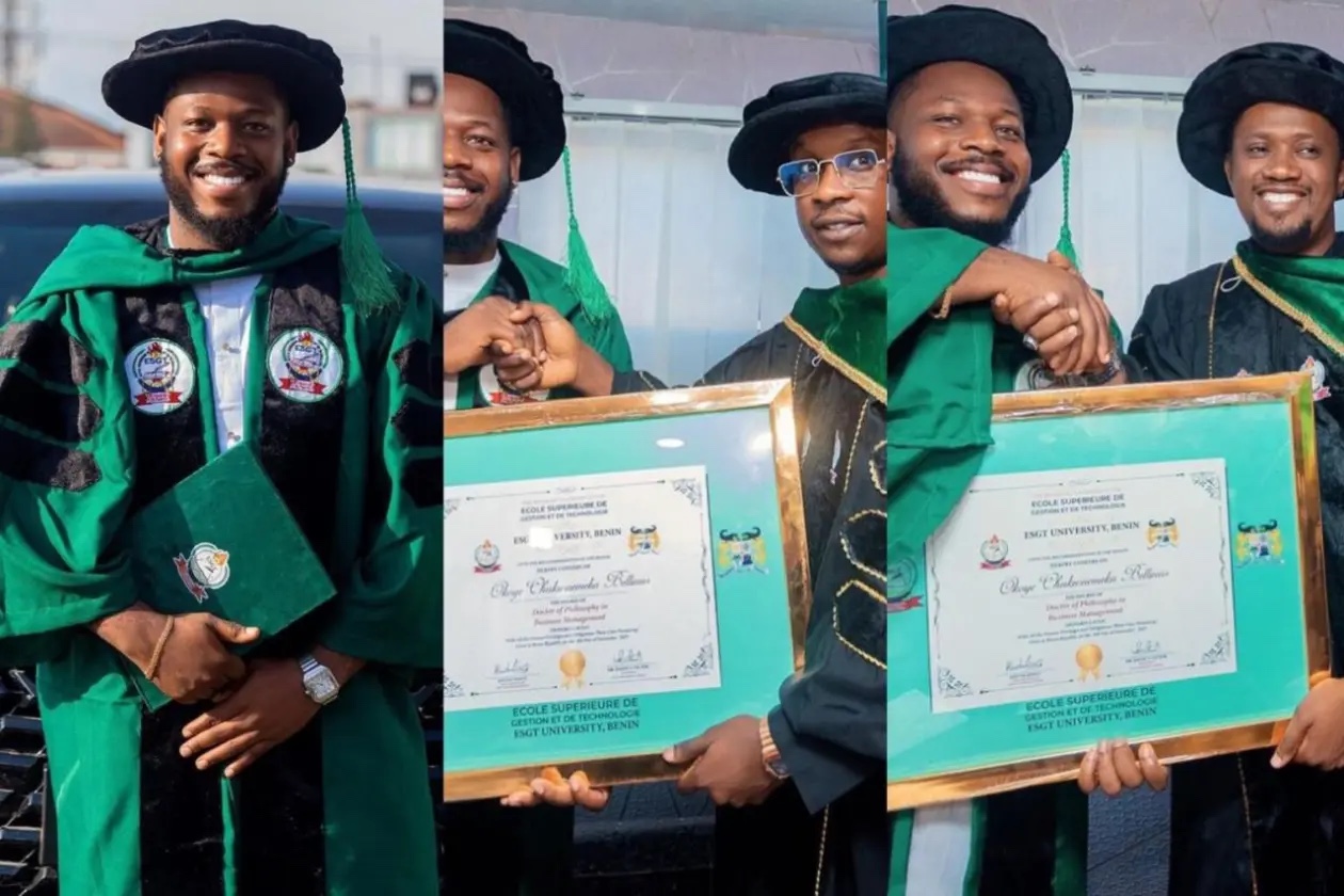 BBNaija’s Frodd bags Honourary Doctorate degree