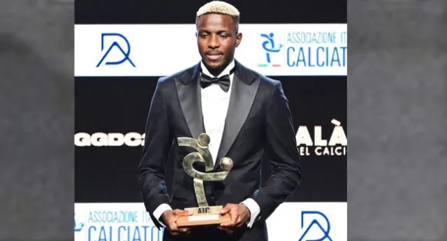 Osimhen bags AIC Footballer of the Year award