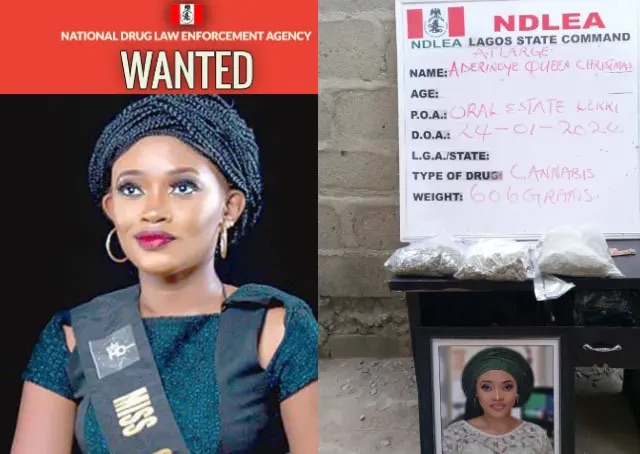 NDLEA declares ex-beauty queen wanted for drug dealing