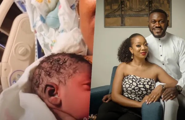 Actor Deyemi Okanlawon welcomes third child with wife