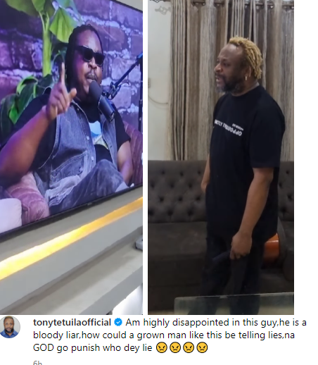 You are a bloody liar! Tony Tetuila SLAMS Eedris Abdulkareem