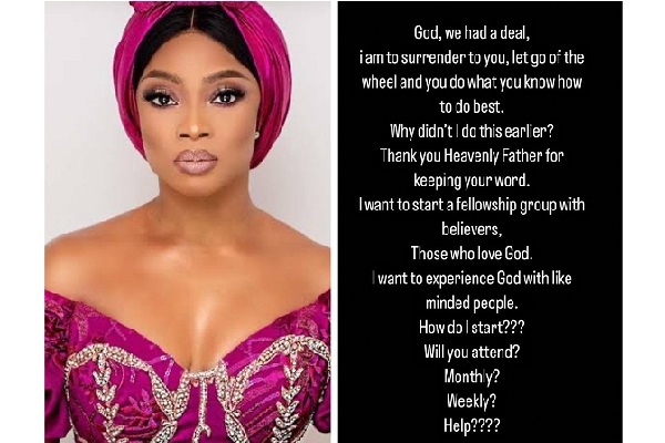 Toke Makinwa set to launch Christian fellowshipTy