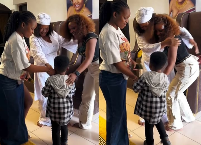 Mummydollarz receives Grandson from Ifeluv on Mother’s day