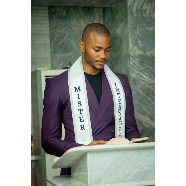 Samuel Nwajagu returns to Nigeria after historic Mr International win