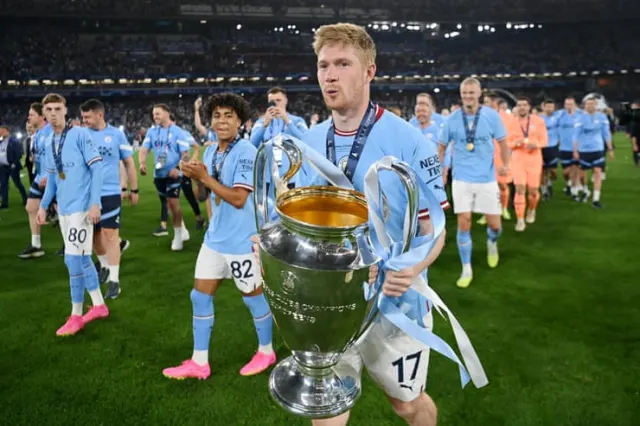 Kevin De Bruyne to leave Man City this season