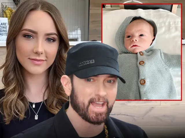 Eminem’s daughter welcomes FIRST child