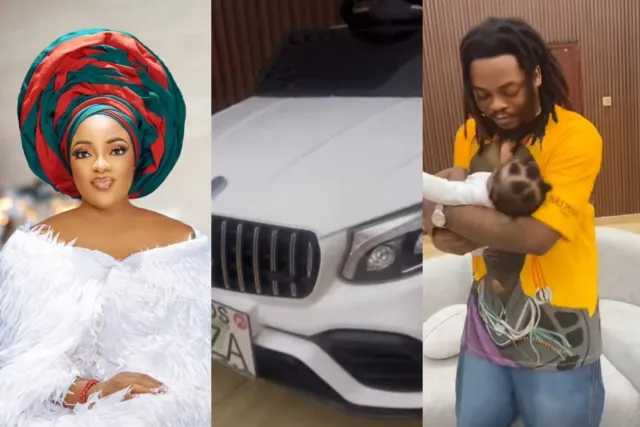 Olamide gifts Sotayo Gaga’s daughter a customised Benz
