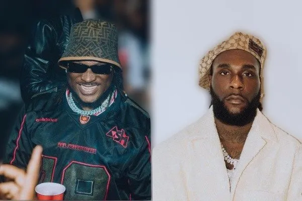 Burna Boy and Peruzzi seen partying together