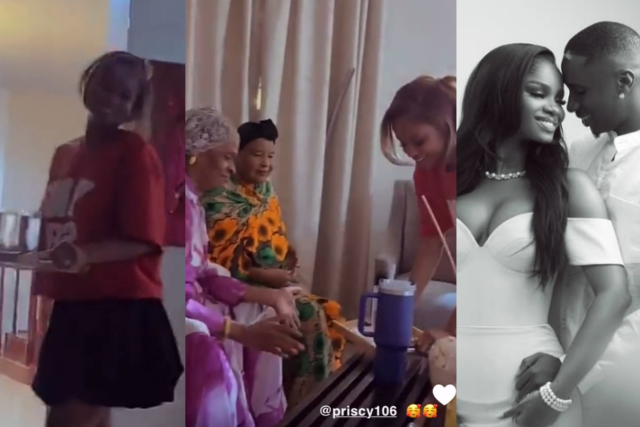 Priscilla Ojo prepares meal for mother-in-law in Tanzania