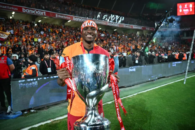 Osimhen’s brace help Galatasaray win the Turkish cup