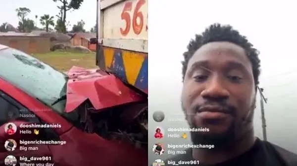 Nasboi survives accident while on mission to feature Davido