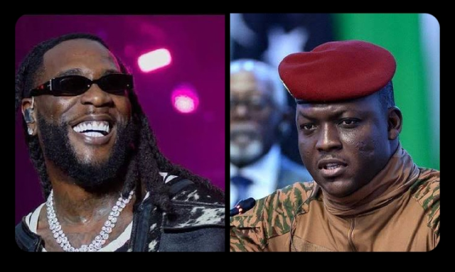 Burna Boy celebrates after successfully flying a Helicopter