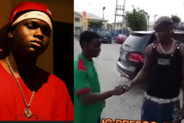 Ayo Maff’s classmate walked up to him during livestream