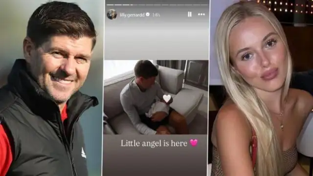 Steven Gerrard becomes a grandfather at 45