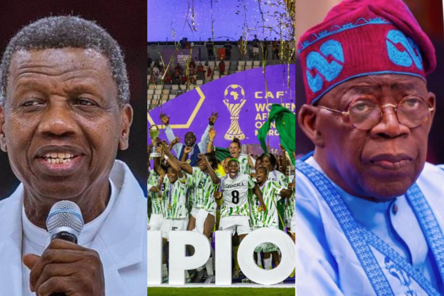 Super Falcons coaches deserve more money than players – Adeboye to Tinubu