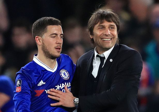 It was tough playing under Conte at Chelsea — Ex player, Eden Hazard