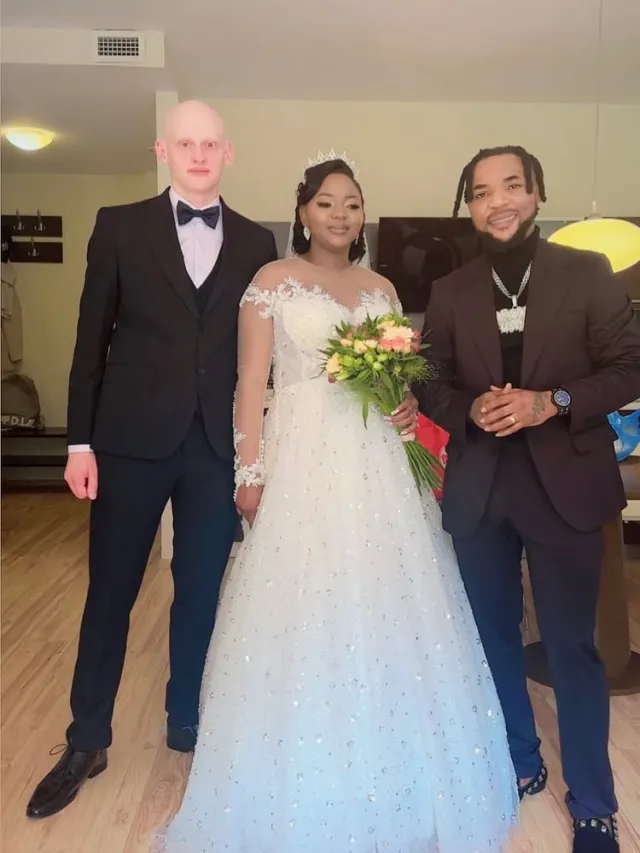 Oritse Femi’s daughter weds Lithuanian husband