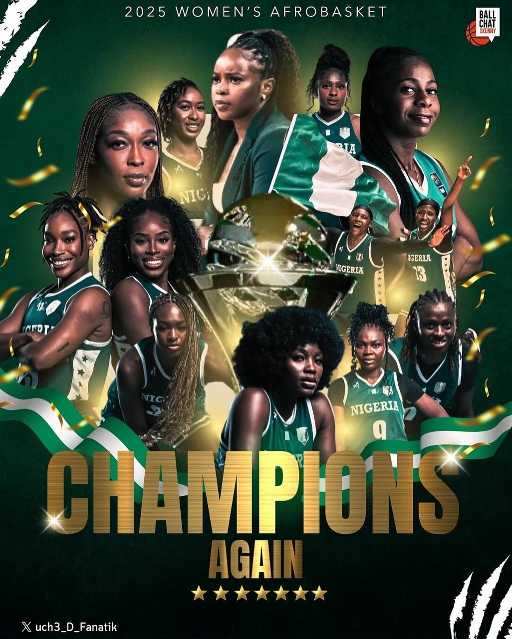 Nigeria’s D’Tigress beat Mali to win 5th AfroBasket Women title