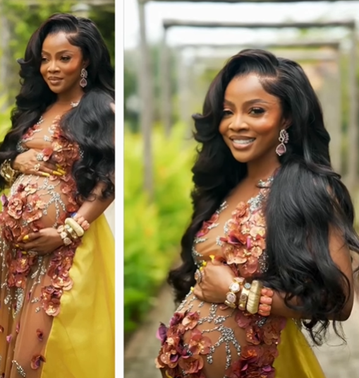 Media personality, Toke Makinwa expecting her first child