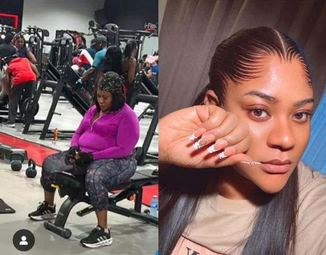 Gym photo of Nkechi Blessing taken without her knowledge STIRS REACTIONS online