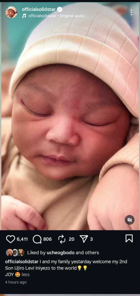 Solid Star welcomes 2nd child